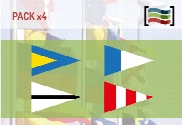 pack Pack Banderas Naúticas Repetidores y Galladerte de